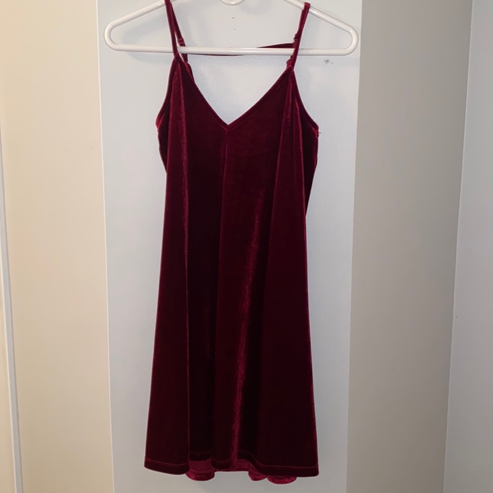 Velvet Red Dress